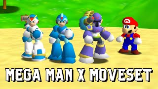 Super Mario 64 PC Port - Mega Man X Moveset v1.1.5 (SM64ex Coop)