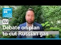 EU debates plan to cut Russian gas and protect Germany • FRANCE 24 English