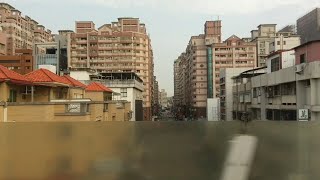 台鐵台中高架段東向側景 台中-五權站