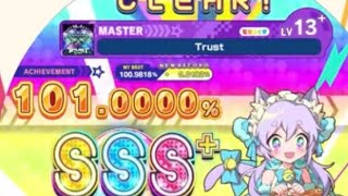 【maimai キャプチャ\u0026手元】Trust初AP+(理論値)