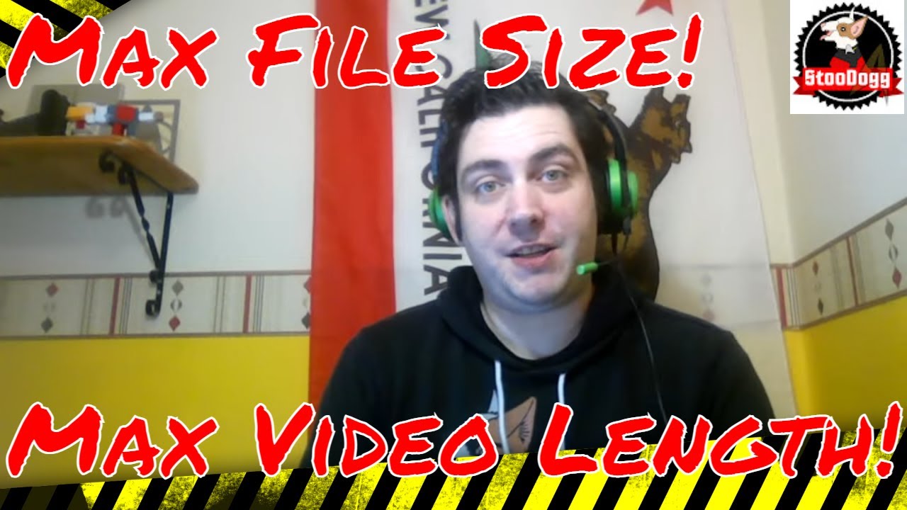 S Maximum File Size And Video Length Youtube