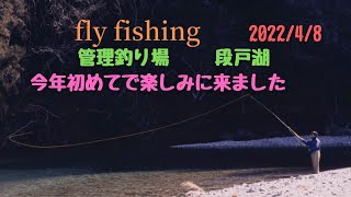 今年初めての段戸湖 一番好きな管理釣り場　2022年4月8日