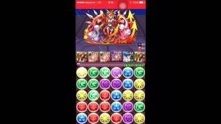 【パズドラ】スカーレット降臨【特殊】 絶地獄級 覚醒ラーPT 周回編成(撮り直し)