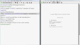 Latex tutorial text formatting bold itlaic subscript superscript.avi