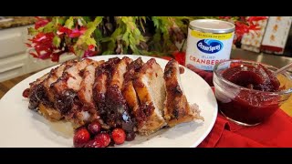 Cranberry Glazed Pork Loin