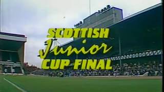 Scottish Junior Cup Final 1984 -  Bo'ness United V Baillieston