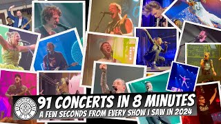 91 Concerts in 8 Minutes