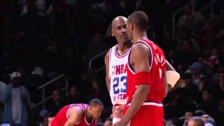 Kobe Bryant and Michael Jordan all star game trash talk