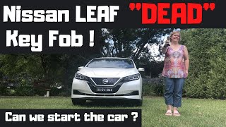 How To Start Nissan, With A Dead Key Fob Battery, Push Button Start