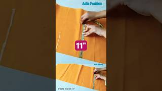 38” Size yellow blouse design | cutting and stitching #shorts