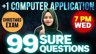 Plus One Computer Application Christmas Exam | 99 Sure Questions | Exam Winner +1