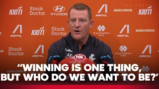 Voss full of praise for Carlton on important night | Carlton Press Conference | Fox Footy