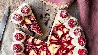 White Chocolate Raspberry Cheesecake