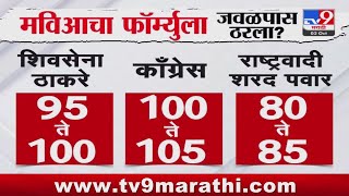 Maharashtra Politics | मविआच्या जागावाटपाचा फॉर्म्युला जवळपास ठरला ? : tv9 Marathi