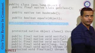 Java.lang Package | Object Class Methods | HashCode | Equals | toString Method in Java