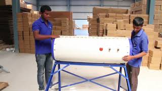 Installation of Supreme Solar Water Heater Systems | Tube Collectors Model