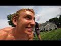 we built worlds biggest slip n slide jump