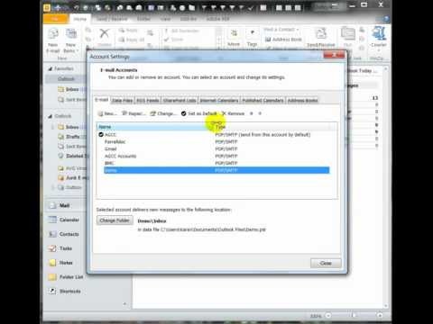 Tutorial: Delete an Email Account in Outlook 2010 Tutorial: Delete an Email Account in Outlook 2010