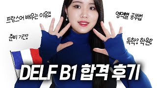 🇫🇷프랑스어🇫🇷 공인 인증 시험 DELF B1 ✨합격 후기✨/외국어 공부 꿀팁/프랑스어 공부하는 이유, 시험 체감 난이도, 영역별 공부법, 앞으로의 공부 계획까지~!