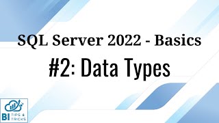 SQL Server Data Types