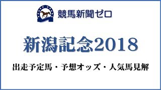 「新潟記念2018」出走予定馬・予想オッズ・人気馬見解