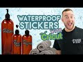 Cricut Beginners: How To Make Stickers with Cricut! Waterproof!