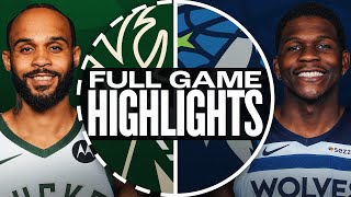 BUCKS at TIMBERWOLVES | FULL GAME HIGHLIGHTS | February 12, 2025