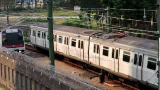 港鐵 TWL M-Train A104/A129 駛入荃景圍調頭軌