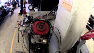 performing a leak down test on an outboard marine engine