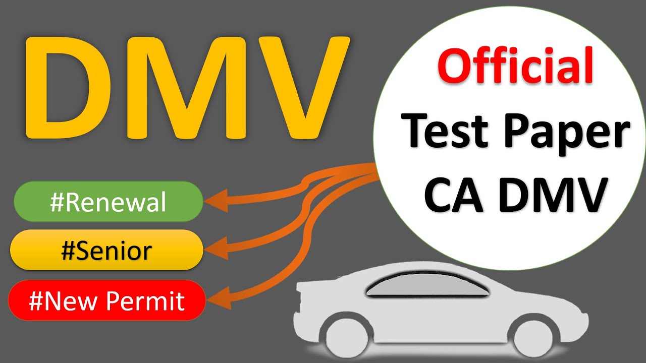 DMV Renewal Test For Seniors 2023 California (Official CA DMV Test ...