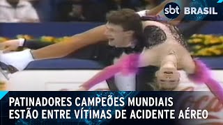 Saiba quem são os patinadores vítimas de acidente aéreo nos EUA | SBT Brasil (30/01/25)