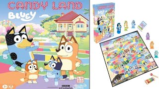 Hasbro Gaming Candy Land Bluey Edition Board Game | Ages 3 and Up | 2-6 Players | Play as Dad, Mum,