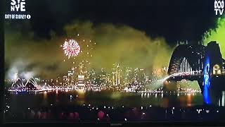 Glimpse of World Famous, Fire Works of Sydney, courtesy, Channel 2, ABC TV, c.