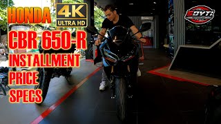 HONDA CBR 650R | INSTALLMENT PRICE | SPECS