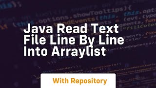 java read text file line by line into arraylist