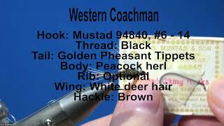 Fly Tying Friday - 22 November 2024 - Dutch Baughman - Western Coachman