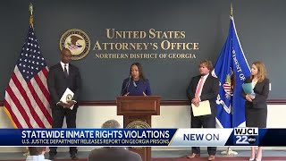 'A prison system in crisis': DOJ finds 'unconstitutional risk of harm' inside Georgia prisons
