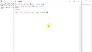 How to swap two variables in Python
