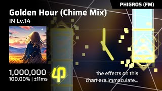 【Phigros Fanmade】 Golden Hour (Chime Remix) (IN Lv.14) | All Perfect