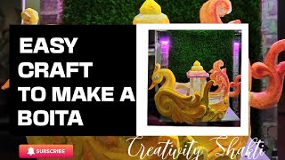 Boat design/ How to make Boita /#kartikapurnima​/boat making process