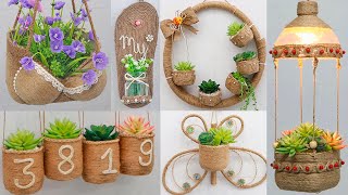 10 Jute Wall Hanging Craft Ideas to Grow Decorative Plants - Jute Decor