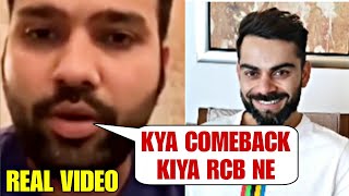 Watch Rohit Sharma congratulates Virat Kohli after RCB qualified into playoffs beating CSK