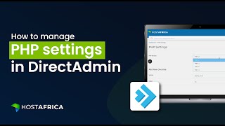 How to Manage PHP settings in DirectAdmin