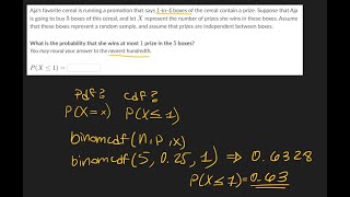 Finding Probability in a Binomial Setting| Doing it by hand & with Python