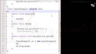 How to use Super keyword in JAVA (Example3) | Learn JAVA with Practical Examples | Vineet Agrawal