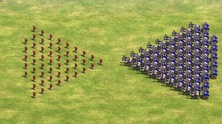 50 RATAN ARCHERS vs 50 RATHA😨😱Age of Empires 2