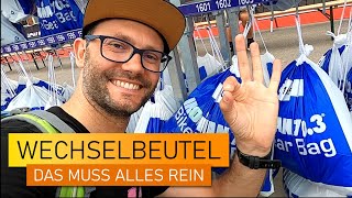 Triathlon Wechselbeutel | Das muss alles rein | Tipps für die Wechselzone