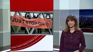 BBC London Evening News | 7 November 2022 | Just Stop Oil