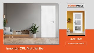 Innentür CPL Matt White bei Tuerenmeile.de kaufen