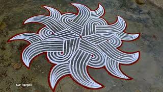 maasi madham Rangoli / simple padi kolam / easy muggulu